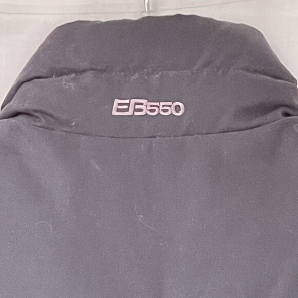 Eddie Bauer EB550 Fill Puffer Goose Down Vest Womens Medium Black Outdoor Casual - Picture 5 of 11